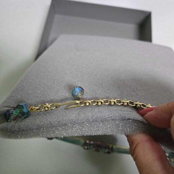 Heidi Daus NWOT Say It With Style Beaded Resin Crystal Statement Necklace - Picture 5 of 8